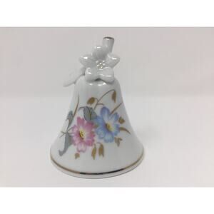 Garden of Paradise Floral Bell Krautheim Porcelain Pastel Made in West Germany
